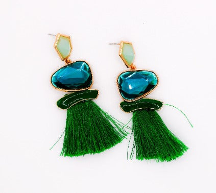 Multicolor Fring Earrings